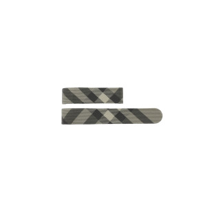 Uhrenarmband Burberry BU9408 Leder/Kunststoff Mehrfarbig 18mm