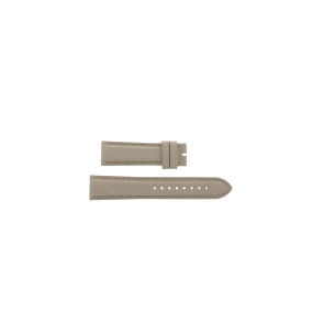 Uhrenarmband Burberry BU9702 Leder Beige 20mm