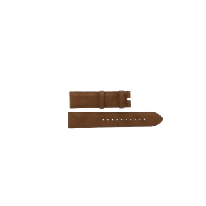 Uhrenarmband Burberry BU9905 / BU9904 Leder Braun 22mm
