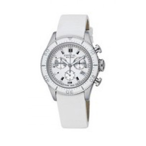 Uhrenarmband Breil BW0502 Leder Weiss 20mm
