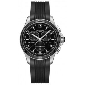 Uhrenarmband Certina C603019213 Kautschuk Schwarz