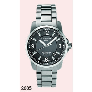 Uhrenarmband Certina C07059202 / C605007633 / 26.07129.12.6 Titan 18mm
