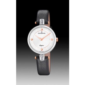 Uhrenarmband Candino C4658-2 Leder Schwarz