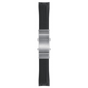 Uhrenarmband Certina C603020937 Kautschuk Schwarz 21mm