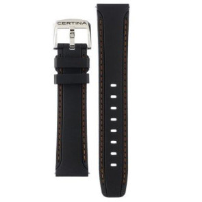 Uhrenarmband Certina C603024416 Nylon Schwarz 20mm