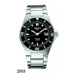Uhrenarmband Certina C605007520 / X-02 / C26071814261 Rostfreier Stahl Stahl 15mm