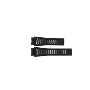 Uhrenarmband Tag Heuer CAR2090 / CAR2091 / FT6088 Kautschuk Schwarz 21mm