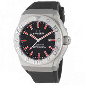 Uhrenarmband TW Steel CE5005 Kautschuk Schwarz