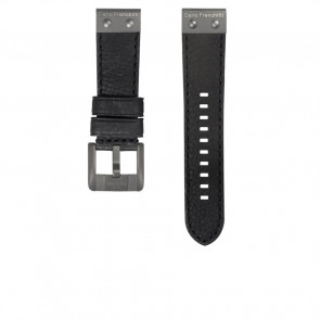 Uhrenarmband TW Steel CEB1200 Leder Schwarz 24mm