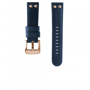 Uhrenarmband TW Steel CEB122 Leder Blau 24mm