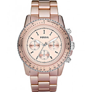 Uhrenarmband Fossil CH2707 Aluminium Rosé 22mm