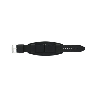 Uhrenarmband Fossil CH2856 / RETRO Traveler Leder Schwarz 22mm