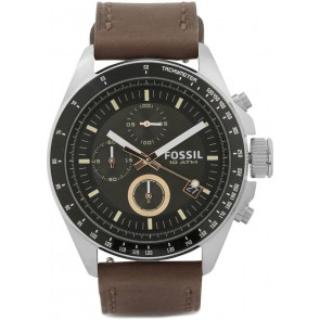 Uhrenarmband CH2885 Leder Braun 22mm