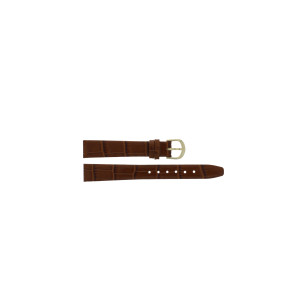 Uhrenarmband Universal D414 Leder Cognac 14mm