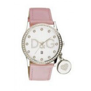 Uhrenarmband Dolce & Gabbana DW0009 Leder Rosa 24mm