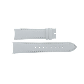 Uhrenarmband Dolce & Gabbana DW0269 Leder Weiss 20mm