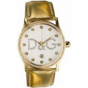 Uhrenarmband Dolce & Gabbana DW0390 / F360004397 Leder Vergoldet 24mm