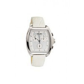 Uhrenarmband Dolce & Gabbana DW0427 Leder Weiss 21mm