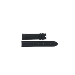 Uhrenarmband Dolce & Gabbana DW0707 Leder Schwarz 20mm