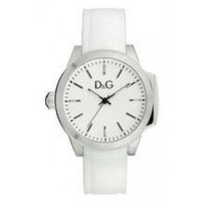 Uhrenarmband Dolce & Gabbana DW0746 Kautschuk Weiss 18mm