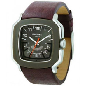 Uhrenarmband Diesel DZ1139 / DZ1140 Leder Braun 28mm
