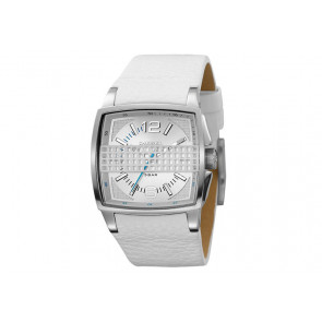 Uhrenarmband Diesel DZ1307 Leder Weiss 28mm