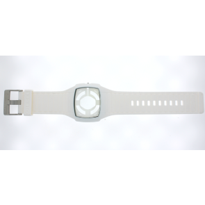Uhrenarmband (Armband + Gehäuse-Kombination) Diesel DZ1321 Kunststoff Weiss 35mm