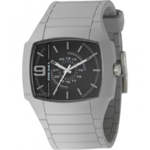 Uhrenarmband Diesel DZ1329 Silikon Grau 28mm