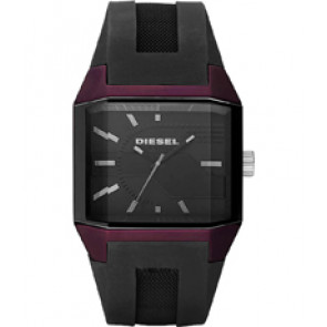 Uhrenarmband Diesel DZ1388 Silikon Schwarz 20mm