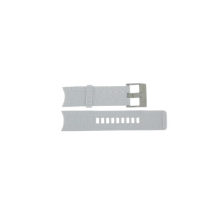 Uhrenarmband Diesel DZ1436 Silikon Weiss 24mm