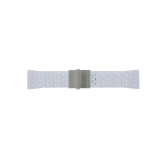 Uhrenarmband Diesel DZ1461 Kunststoff Weiss 28mm