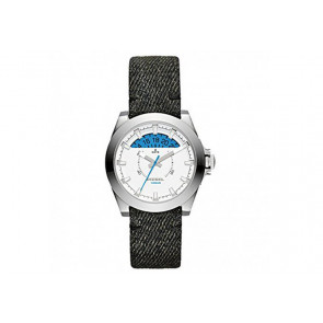 Uhrenarmband Diesel DZ1726 Leder/Textil Grau 20mm