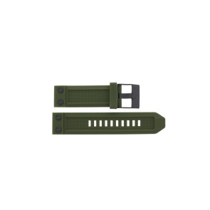 Uhrenarmband Diesel DZ1758 Silikon Grün 24mm