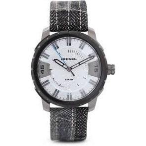 Uhrenarmband Diesel DZ1774 Leder/Textil Jeans 20mm