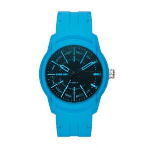 Uhrenarmband Diesel DZ1822 Silikon Blau 19mm