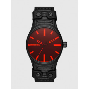 Uhrenarmband Diesel DZ1833 Leder Schwarz 22mm