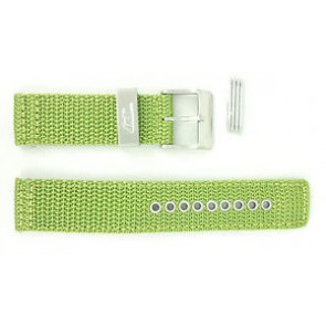 Diesel Uhrenarmband DZ2051 Textil Grün 21mm + grünen nähte