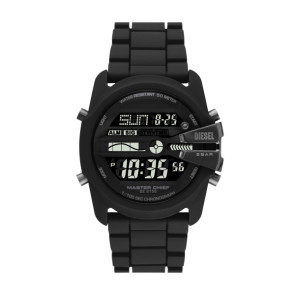 Uhrenarmband Diesel DZ2158 Silikon Schwarz 28mm