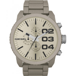 Uhrenarmband Diesel DZ4252 Stahl Beige 26mm