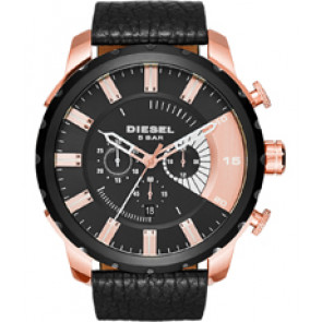Uhrenarmband Diesel DZ4347 Leder Schwarz 26mm