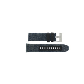 Uhrenarmband Diesel DZ4374 Textil Jeans 24mm