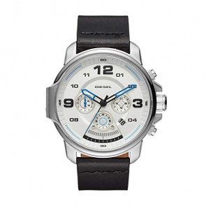 Uhrenarmband Diesel DZ4432 Leder Schwarz 24mm