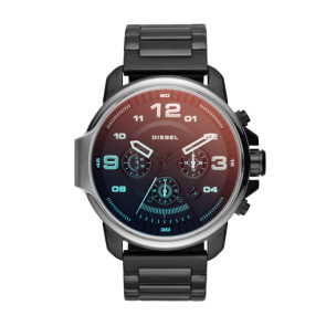 Uhrenarmband Diesel DZ4434 Stahl Schwarz 24mm