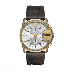 Uhrenarmband Diesel DZ4435 Leder Braun 27mm