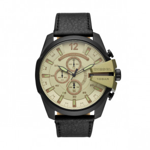 Uhrenarmband Diesel DZ4495 Leder Schwarz 26mm