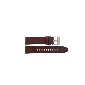 Uhrenarmband Diesel DZ4594 Leder Rot 22mm