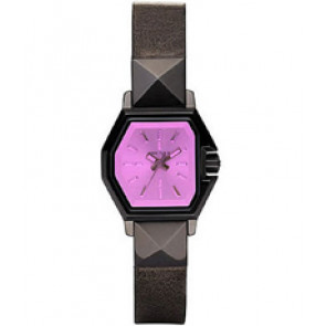 Uhrenarmband Diesel DZ5220 Leder Grau 7mm