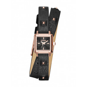 Uhrenarmband Diesel DZ5480 Leder Schwarz 10mm