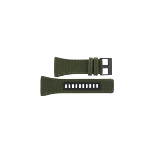 Uhrenarmband Diesel DZ7206 Leder/Textil Grün 34mm