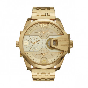 Uhrenarmband Diesel DZ7447 Stahl Vergoldet 28mm